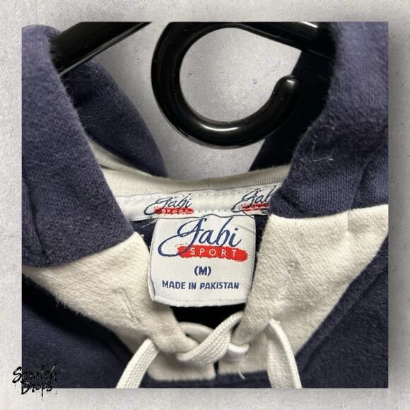 Vintage Y2K NHL Nashville Predators Hoodie Fabi Sportswear sz Medium - Picture 2 of 3